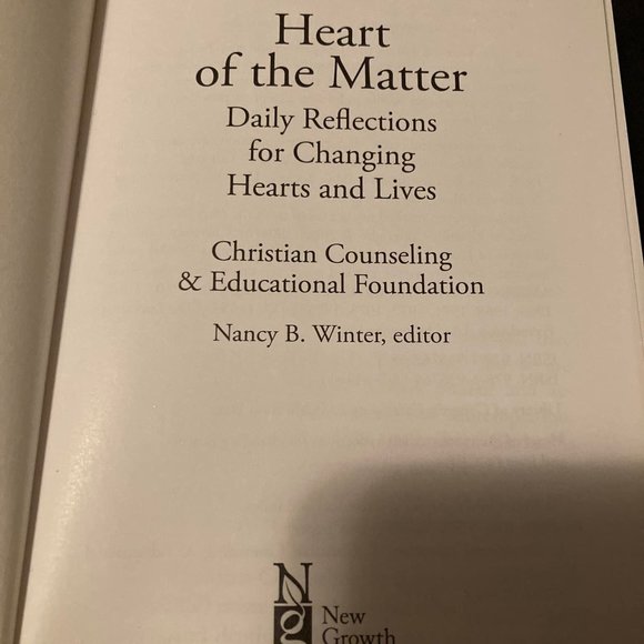 Heart of the Matter Daily Reflections for Changing Hearts and Lives Book - Picture 3 of 3